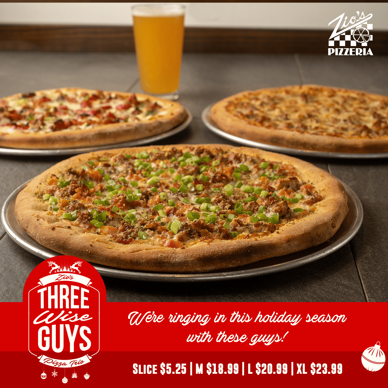The Three Wise Guys Pizzas